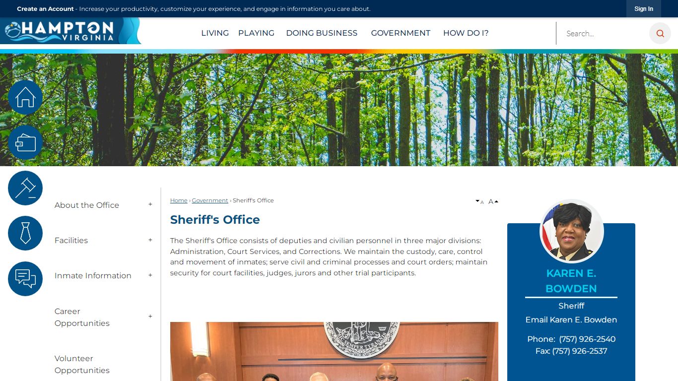 Sheriff's Office | Hampton, VA - Official Website